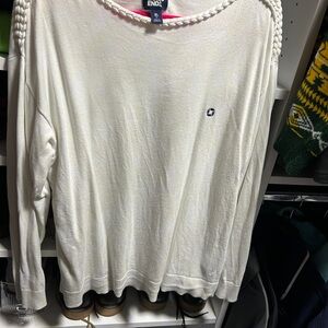Lands' End Chase apparel Women's Cream Sweater